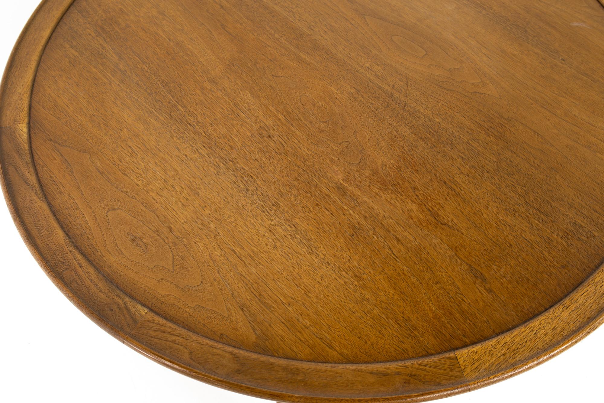 American John Van Koert for Drexel Mid Century Round Coffee Table