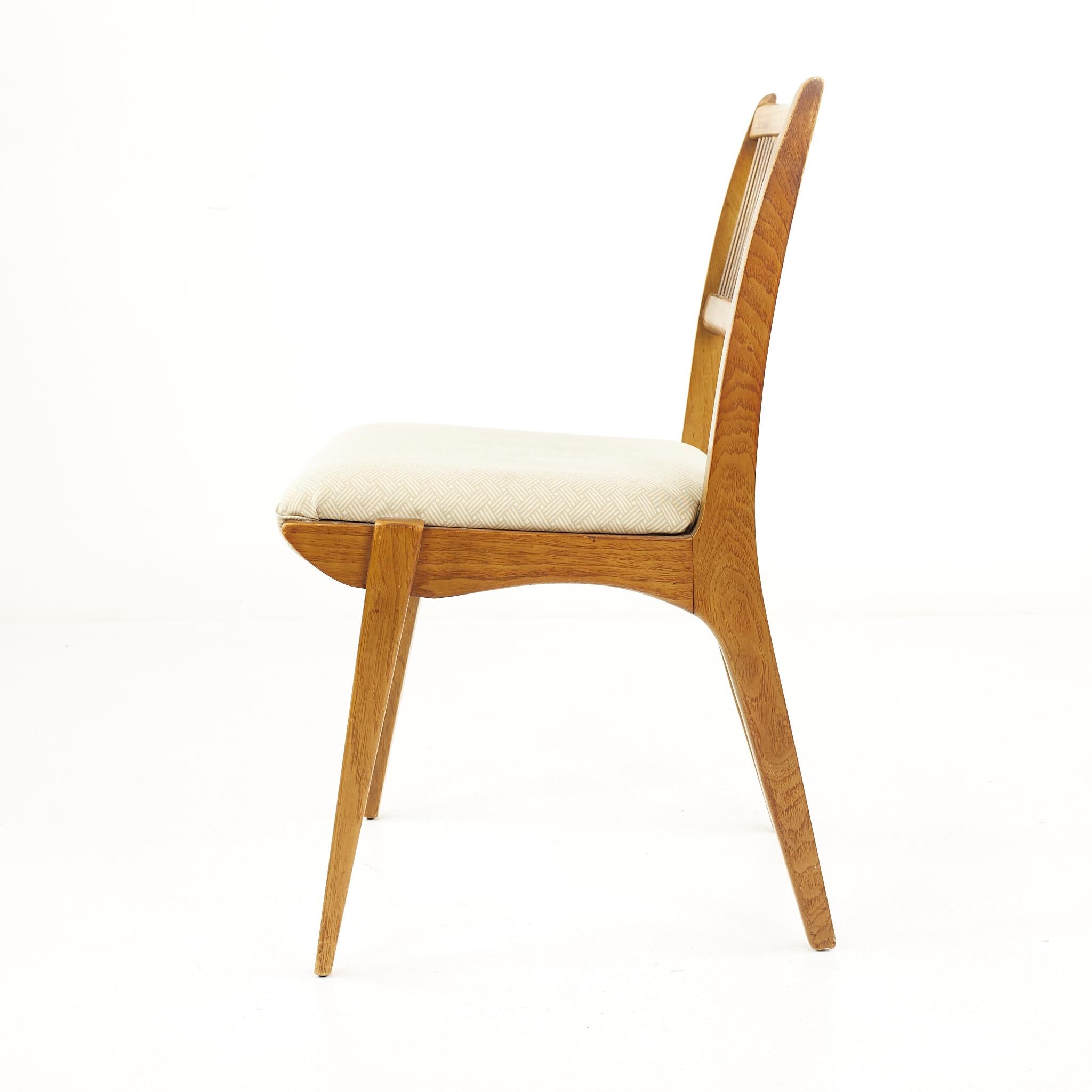 John Van Koert for Drexel Profile Mid Century Dining Chairs, Set of 6 8