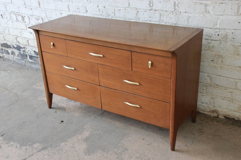 Drexel Profile Mid Century Dresser Nightstand Drawer Knobs Pulls John