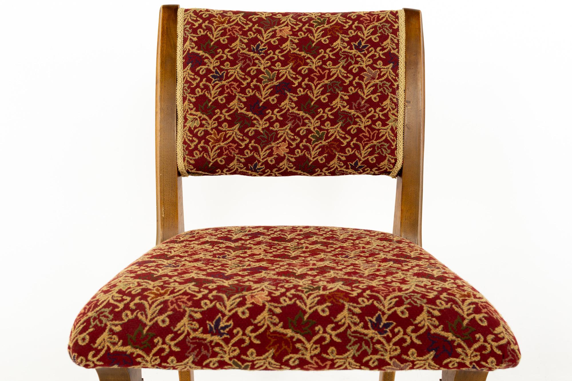 John Van Koert for Drexel Profile Mid Century Dining Chairs, Set of 4 3