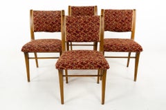John Van Koert for Drexel Profile Mid Century Dining Chairs, Set of 4