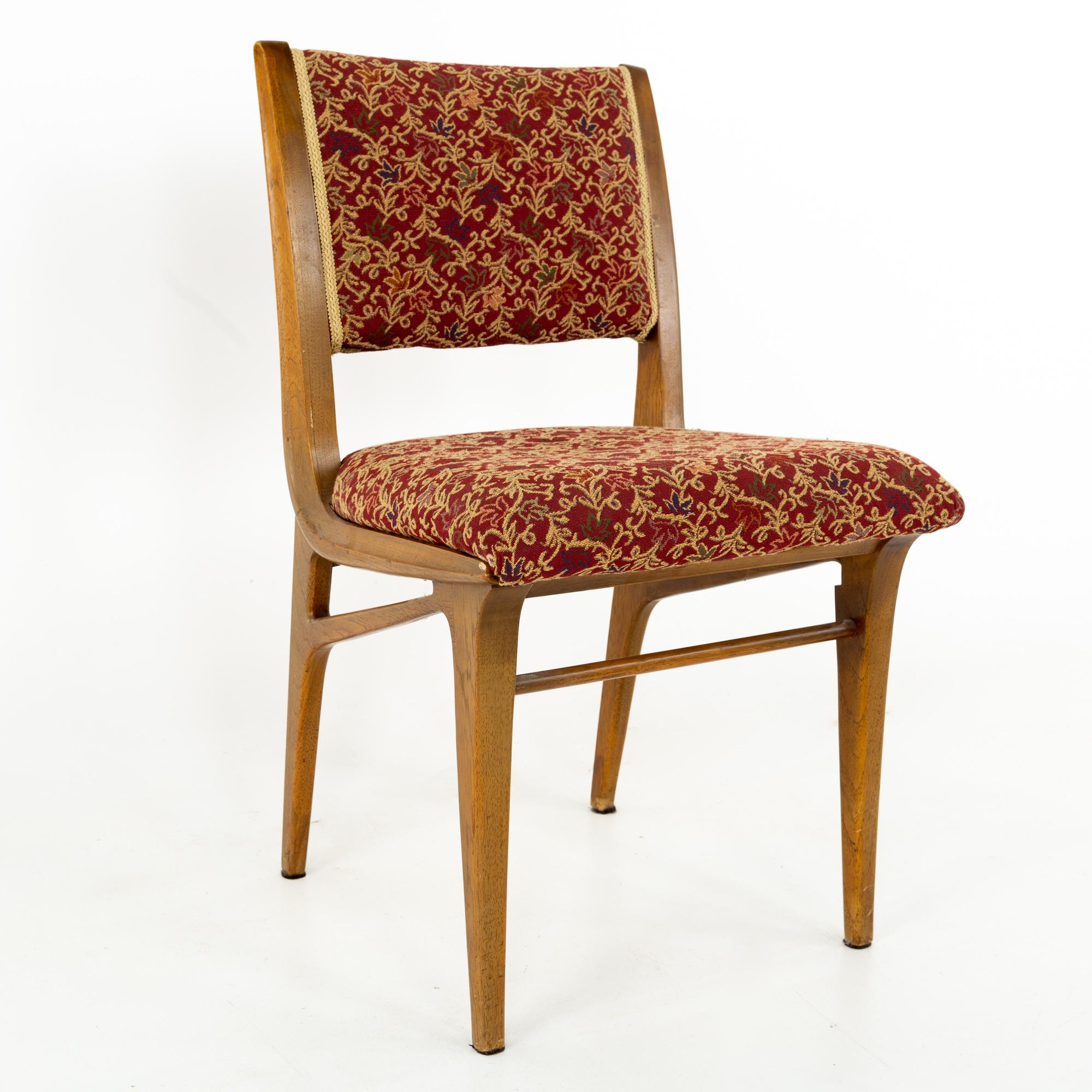 American John Van Koert for Drexel Profile Mid Century Dining Chairs, Set of 4