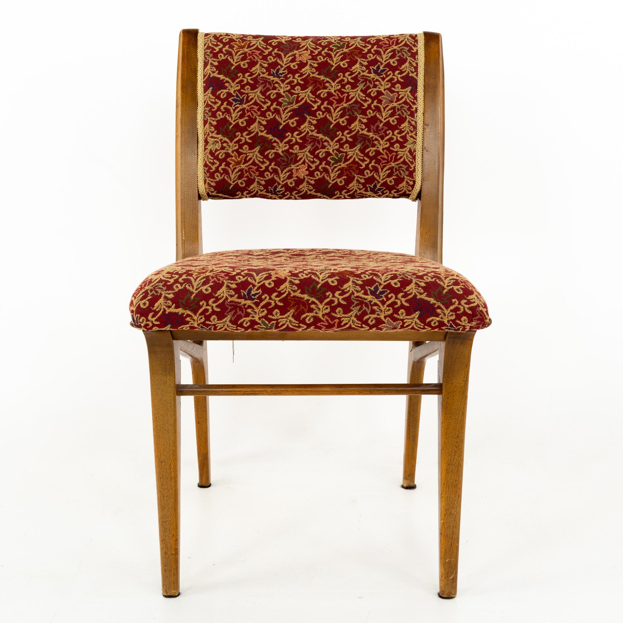 Late 20th Century John Van Koert for Drexel Profile Mid Century Dining Chairs, Set of 4