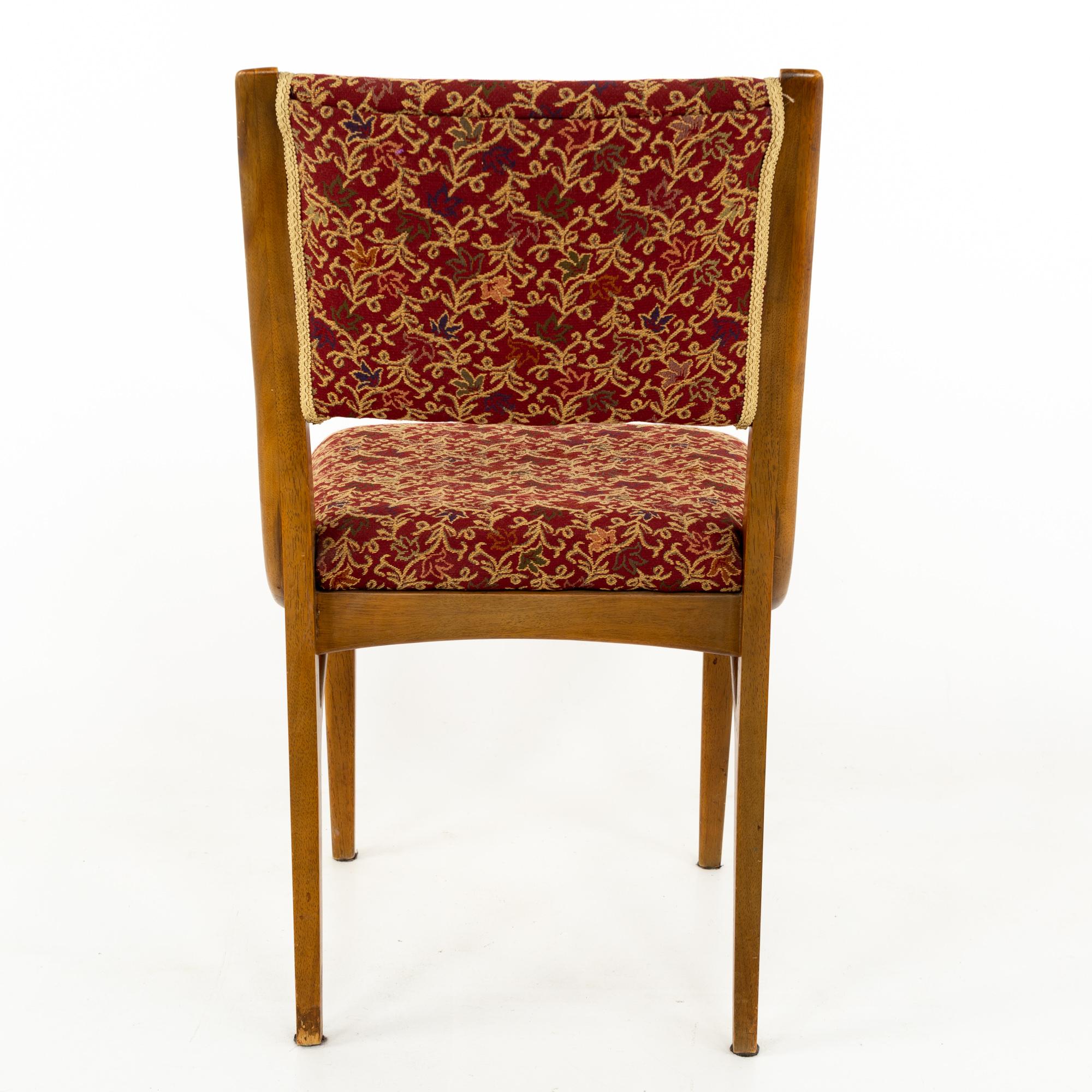 Wood John Van Koert for Drexel Profile Mid Century Dining Chairs, Set of 4