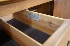 John Van Koert for Drexel Profile Vintage Mid Century Modern 2 Piece Buffet & Hu