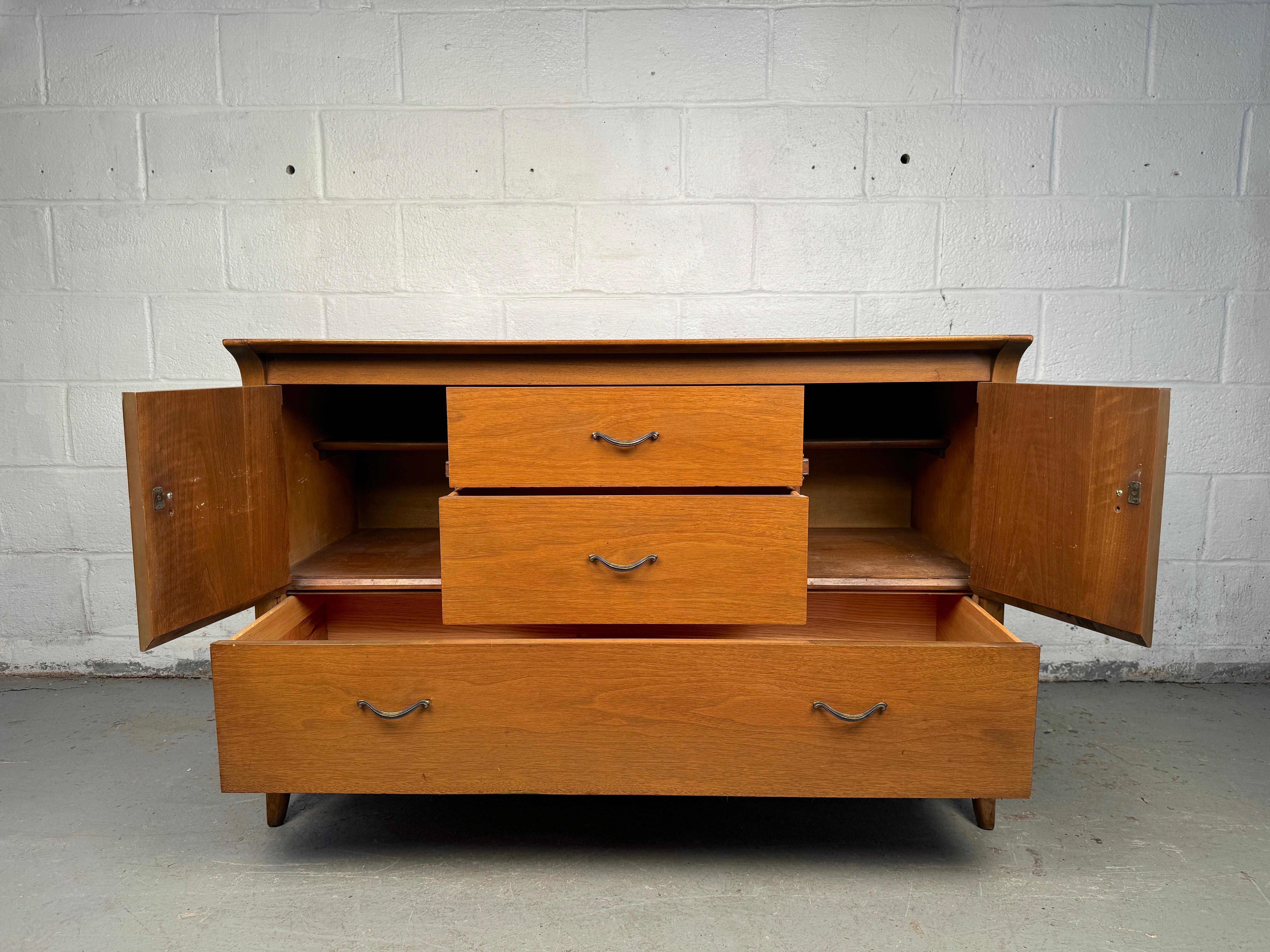 Wood John Van Koert for Drexel Sideboard Buffet For Sale