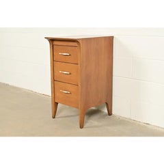 John Van Koert Walnut Bachelor Chest or Nightstand, Circa 1960s