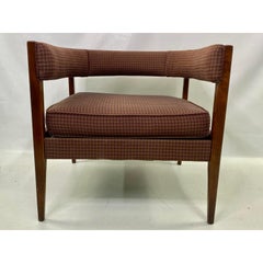 John Van Koert Walnut Lounge Chair