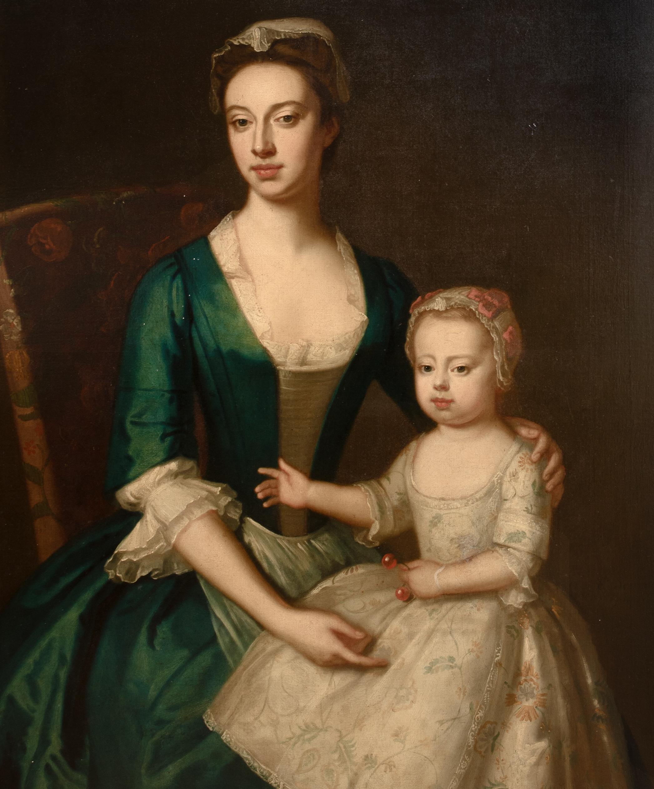 Ritratto di Elizabeth Plumer (nata Byde) e della figlia, 1735 circa 1