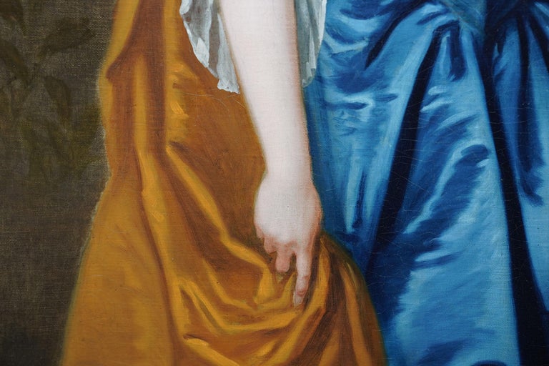 Portrait of Mrs James Hoste  - British 18th century art portrait oil painting  For Sale 3
