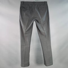 JOHN VARVATOS Size 30 Grey Cotton Tapered Casual Pants