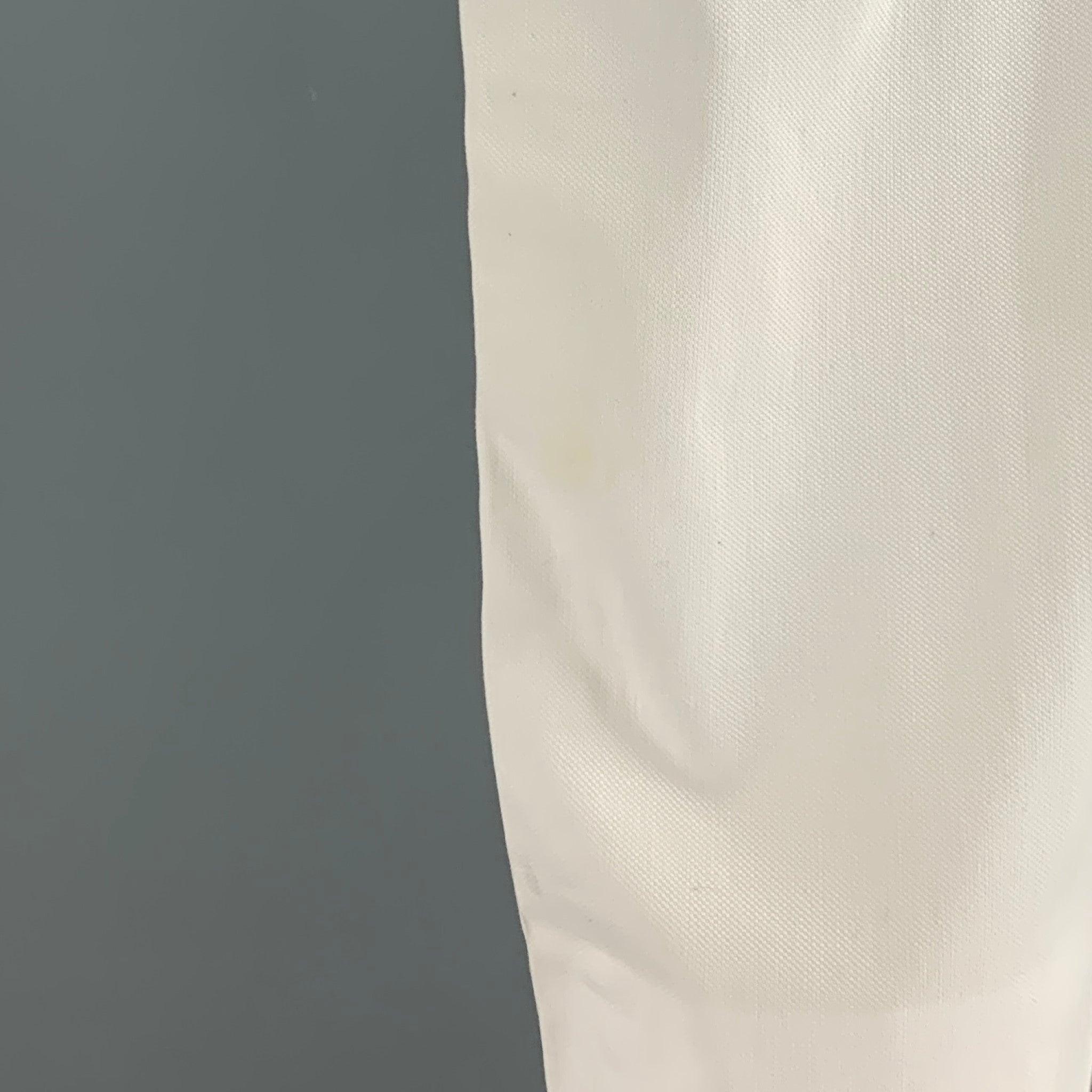 Men's JOHN VARVATOS Size 30 Off White Cotton Elastane Jeans For Sale