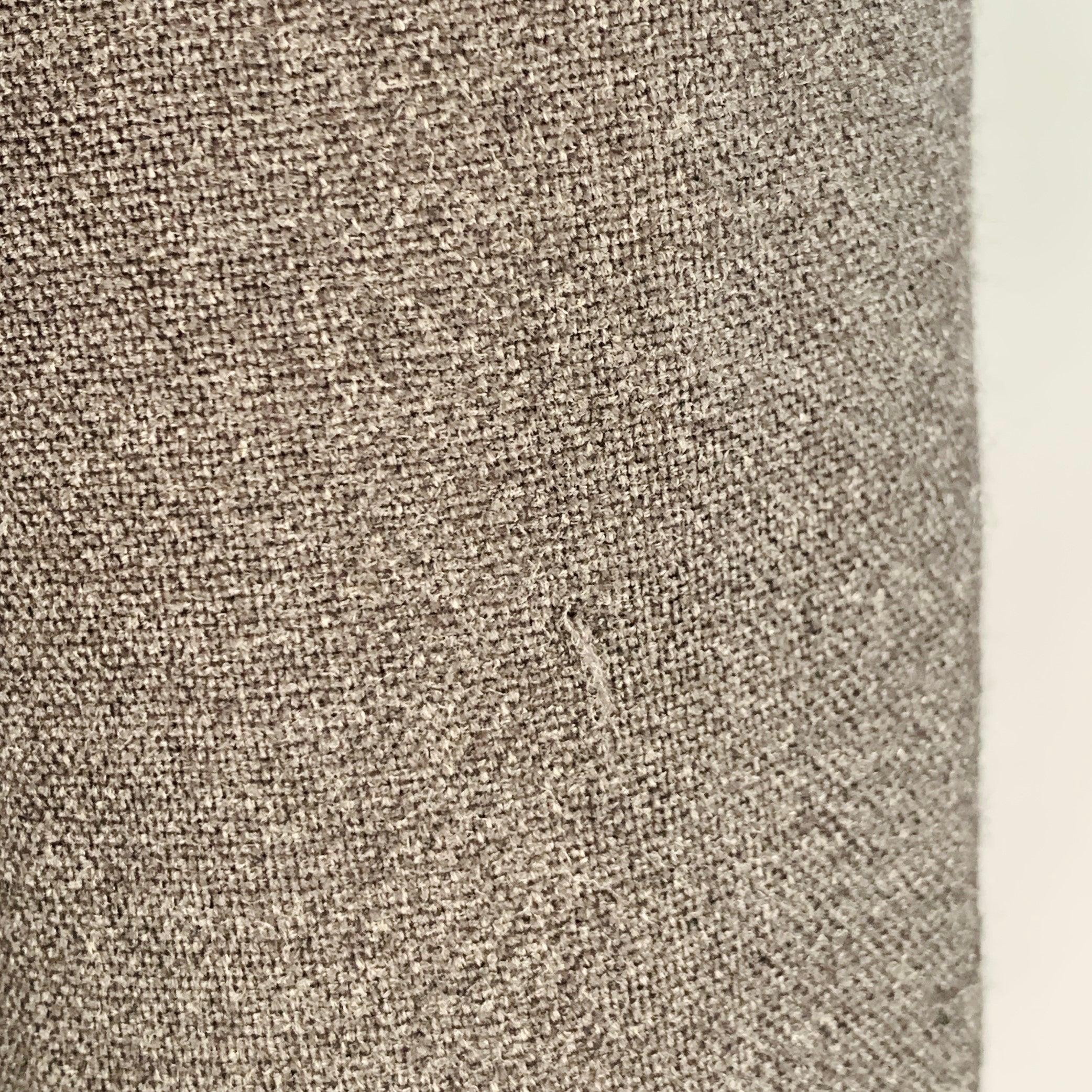 JOHN VARVATOS Chaquetón corto gris de lana virgen de un solo pecho, talla 36 en venta 3