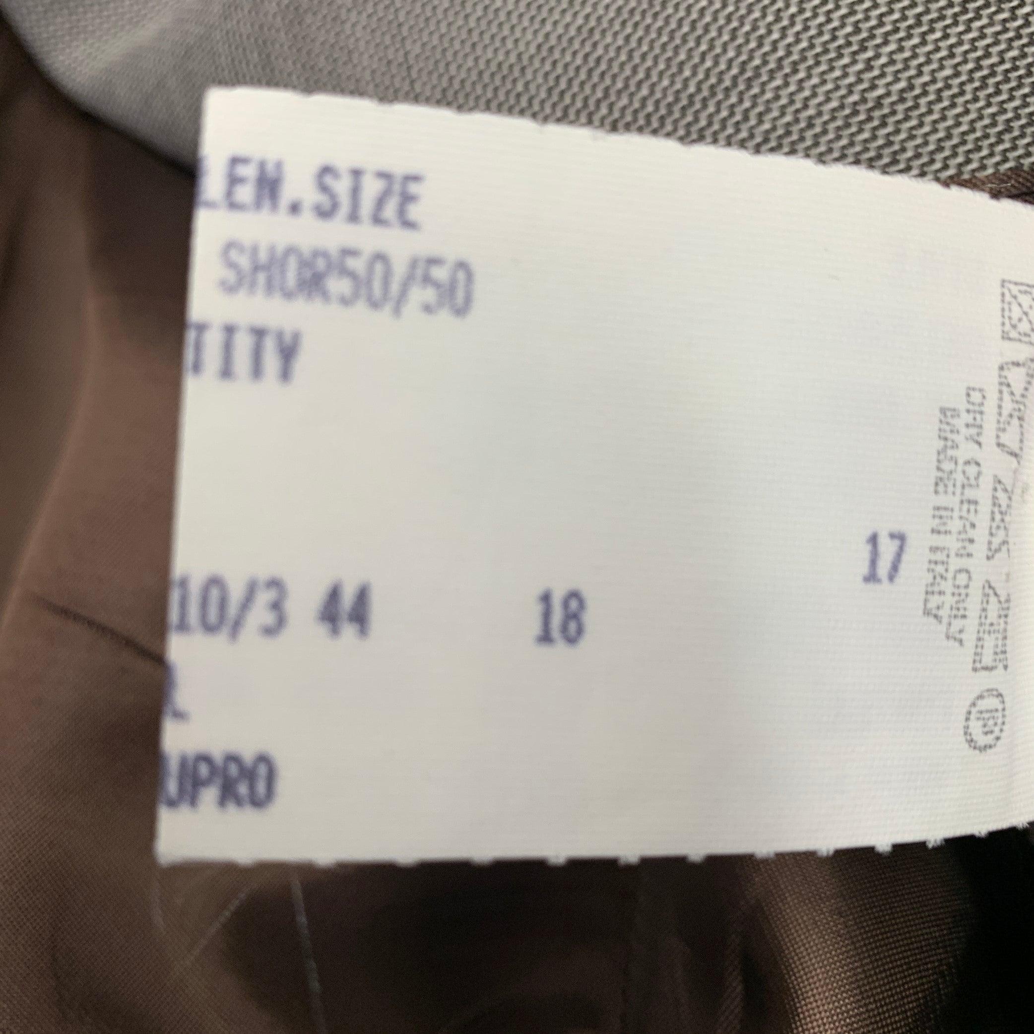JOHN VARVATOS Größe 40 Grauer Anzug aus gewebter Wolle mit Neckholder-Revers im Angebot 4