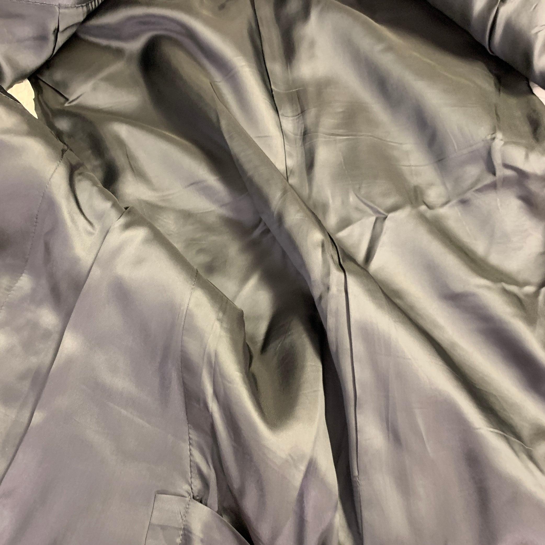 JOHN VARVATOS Größe 42 Marineblaue Smokingjacke aus Schurwolle und Mohair mit Spitzenrevers aus Schurwolle im Angebot 1