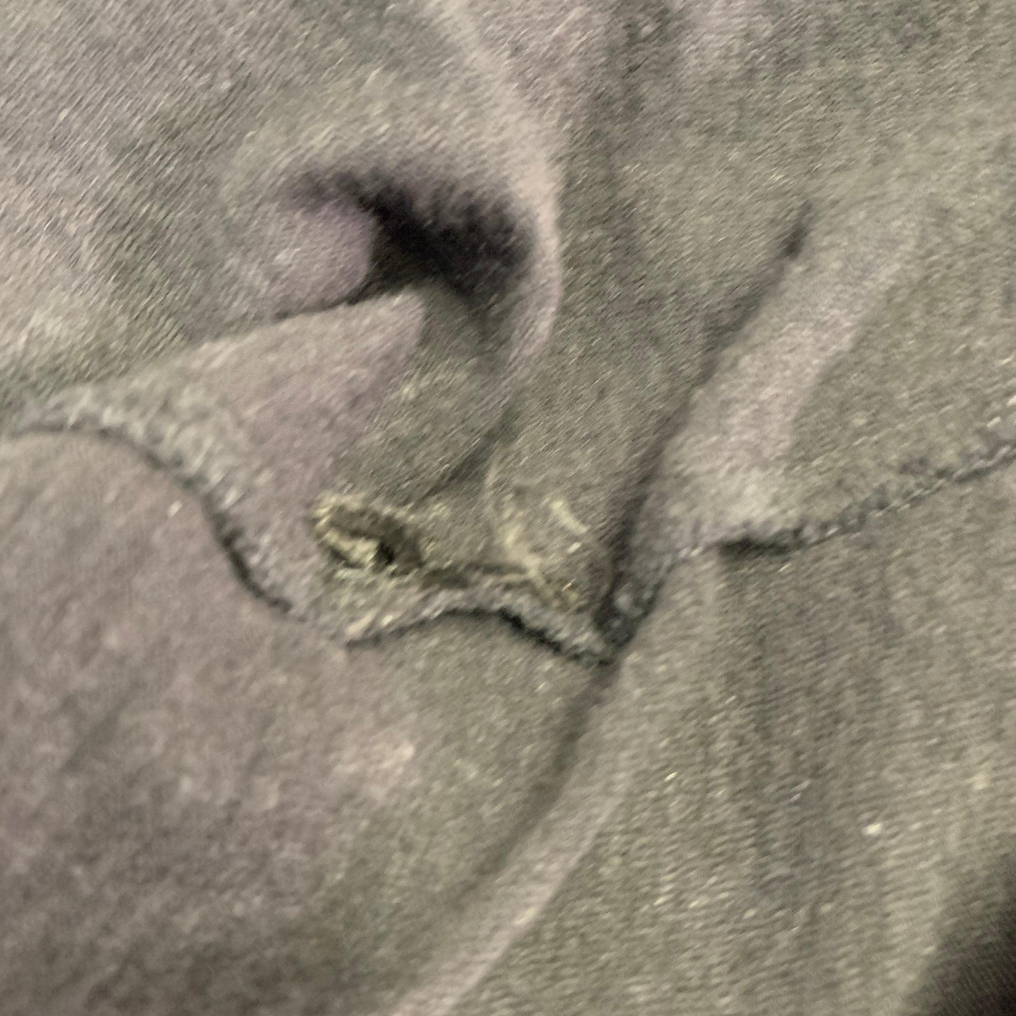 JOHN VARVATOS Größe L Schwarz Mehrfarben-Totenkopf-Stickerei Kurzarm-T-Shirt im Angebot 4