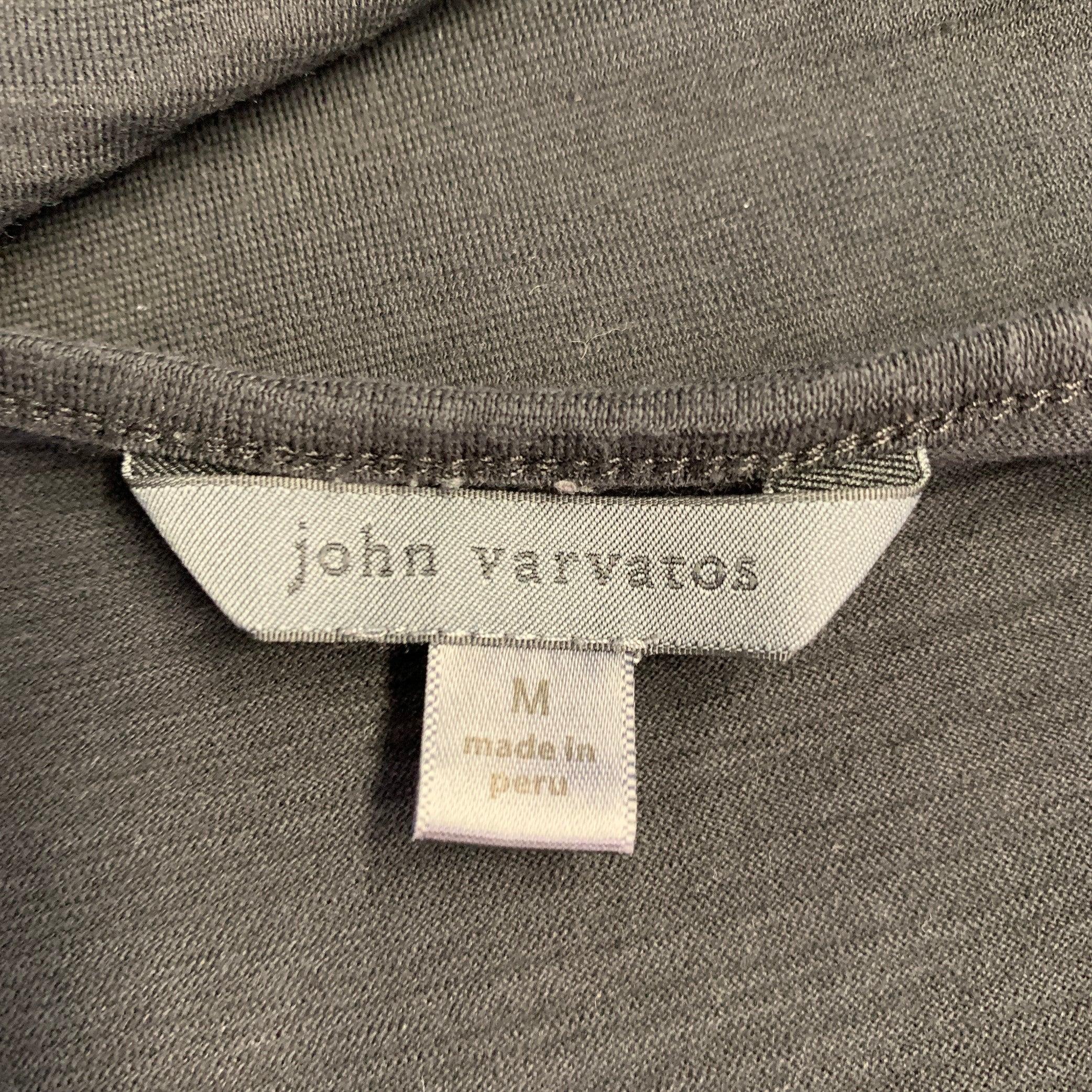 JOHN VARVATOS Camiseta de manga corta de algodón negro talla M en Excelente estado para la venta en San Francisco, CA