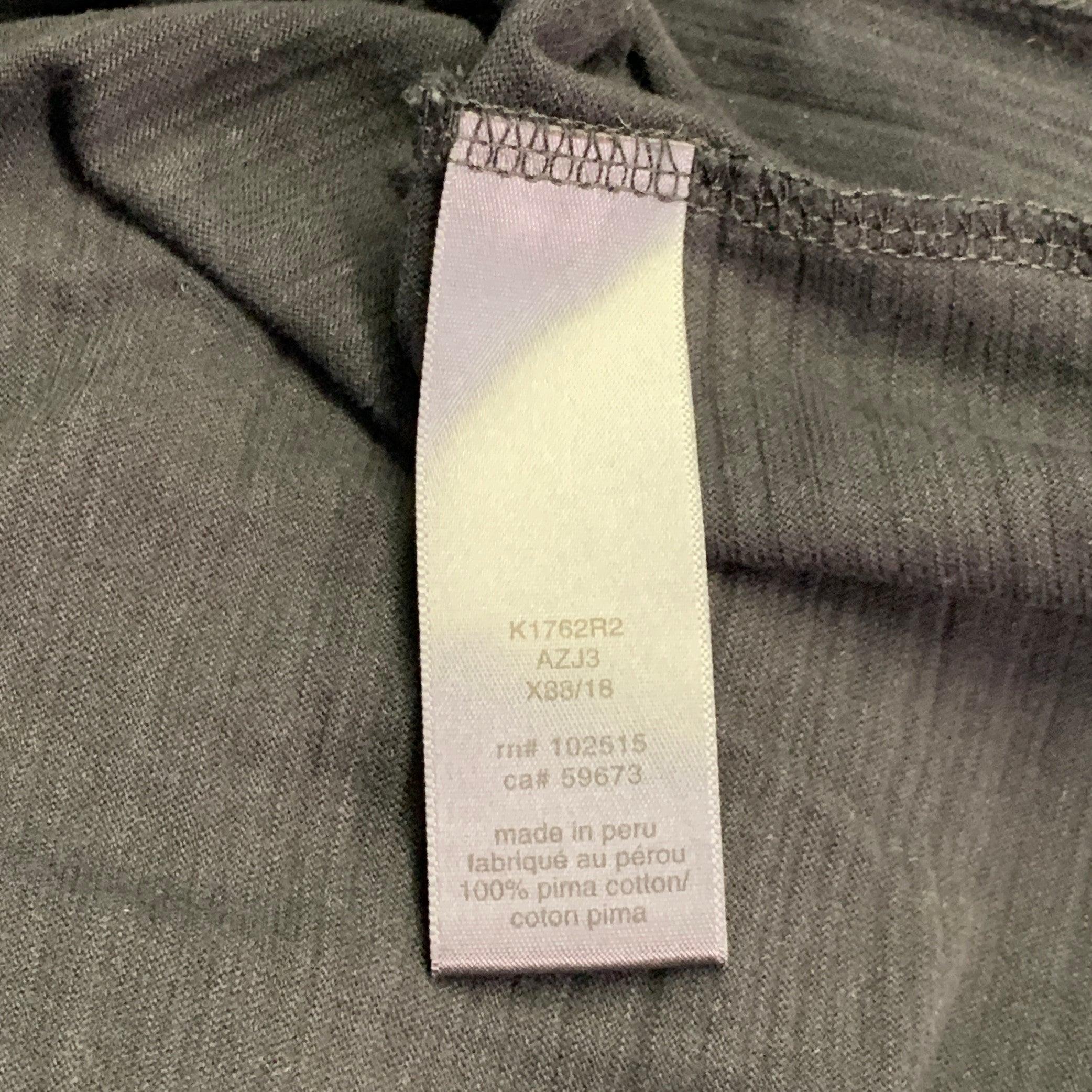 De los hombres JOHN VARVATOS Camiseta de manga corta de algodón negro talla M en venta