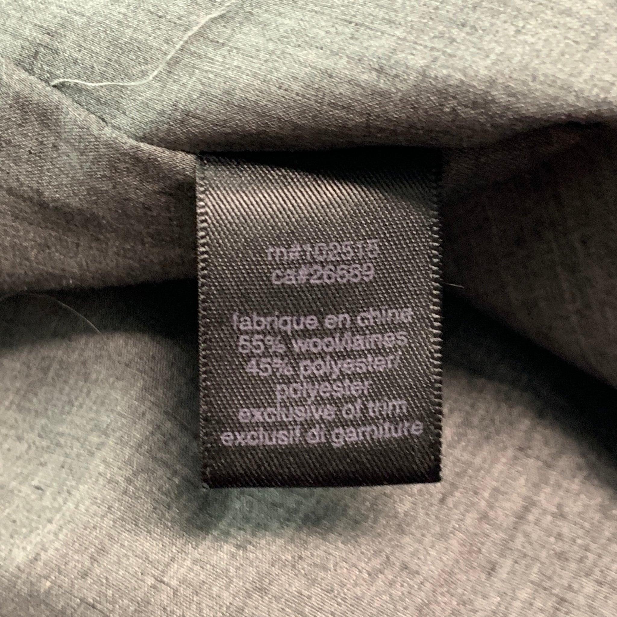 Men's JOHN VARVATOS Size M Grey Charcoal Wool Polyester Utility Jacket