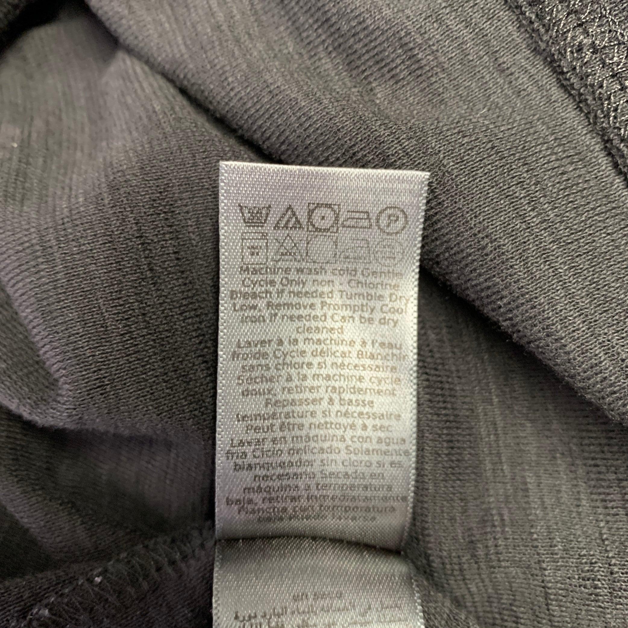 JOHN VARVATOS Size S Black Cotton Crew Neck T-shirt For Sale 1