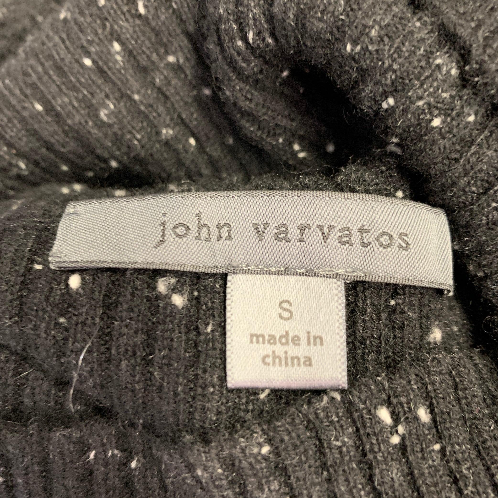 JOHN VARVATOS Taglia S S.S. White Heather Cashmere Dolcevita In condizioni ottime in vendita a San Francisco, CA