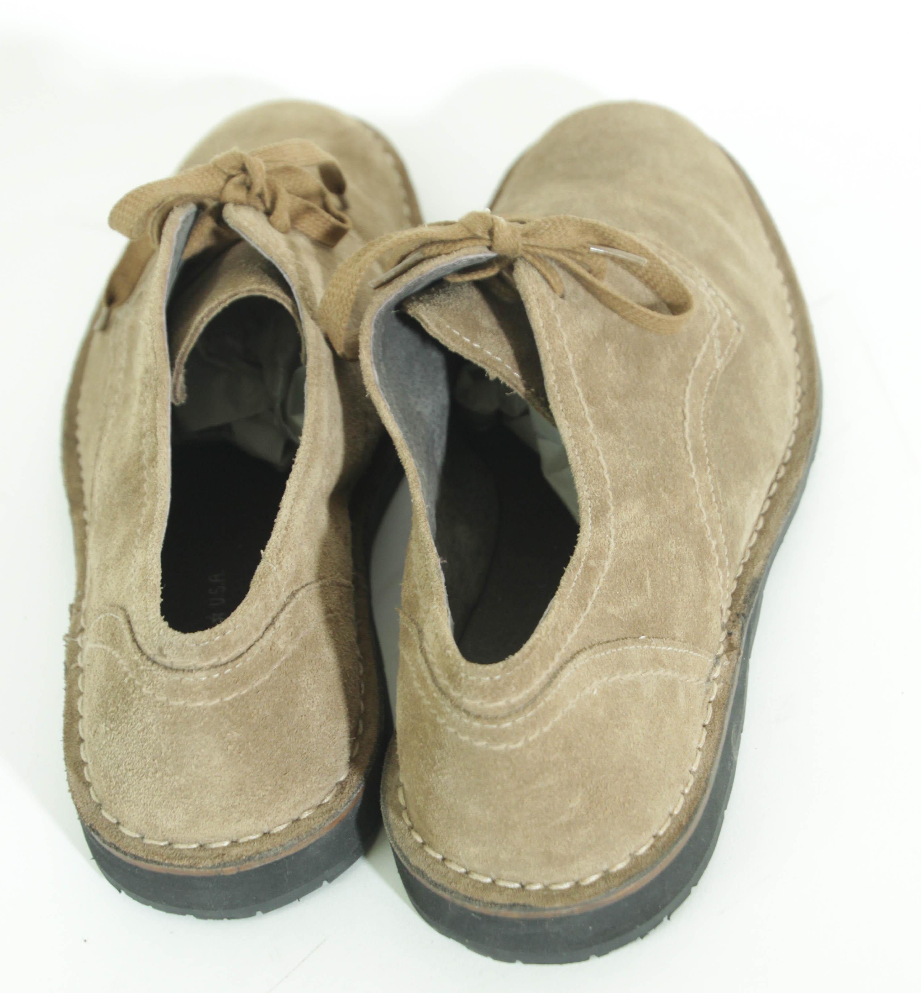 John Varvatos USA Men's Laced Brown Suede Oxfords Size 12 Unworn For Sale 8