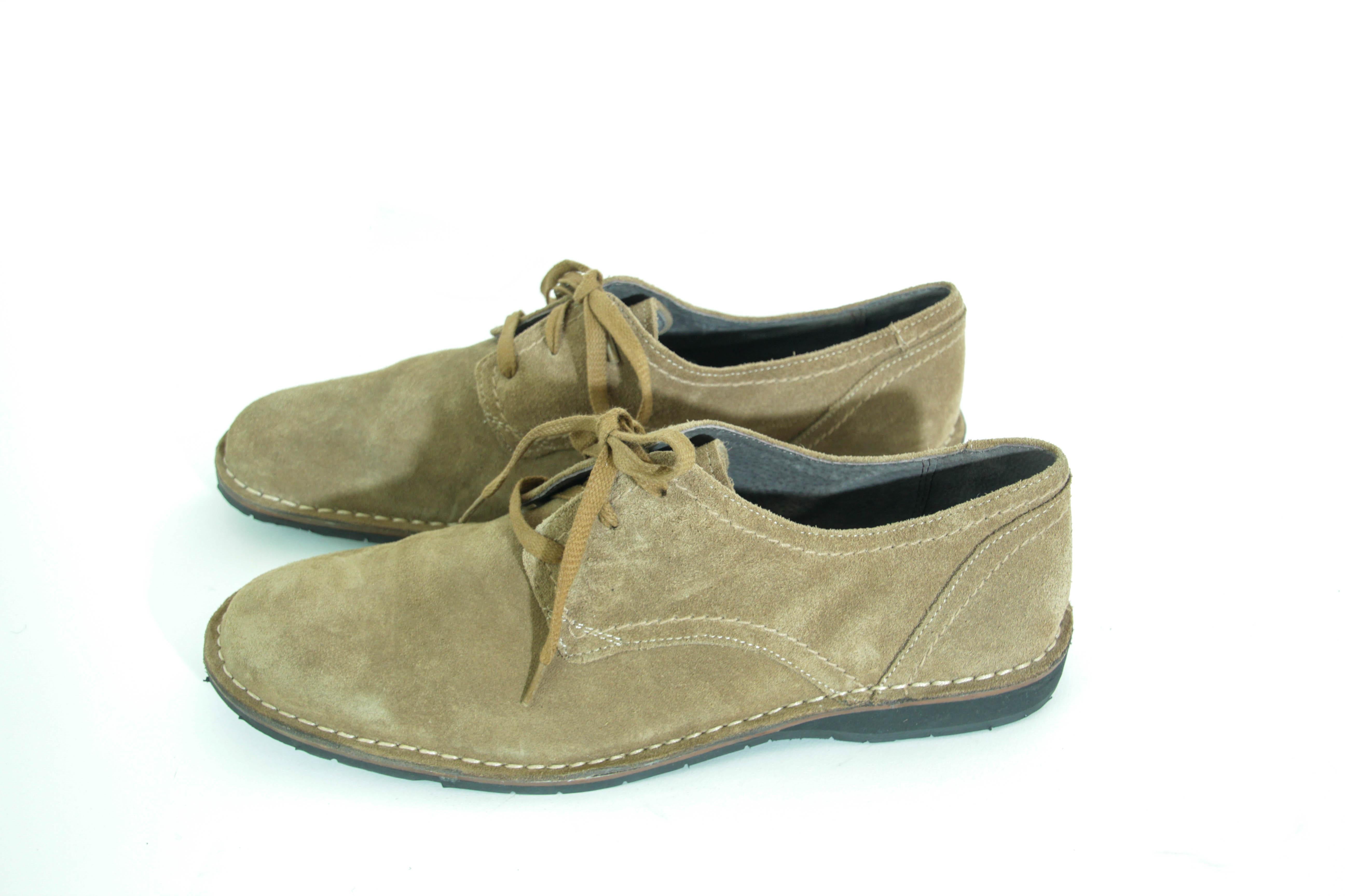 John Varvatos USA Men's Laced Brown Suede Oxfords Size 12 Unworn For Sale 10
