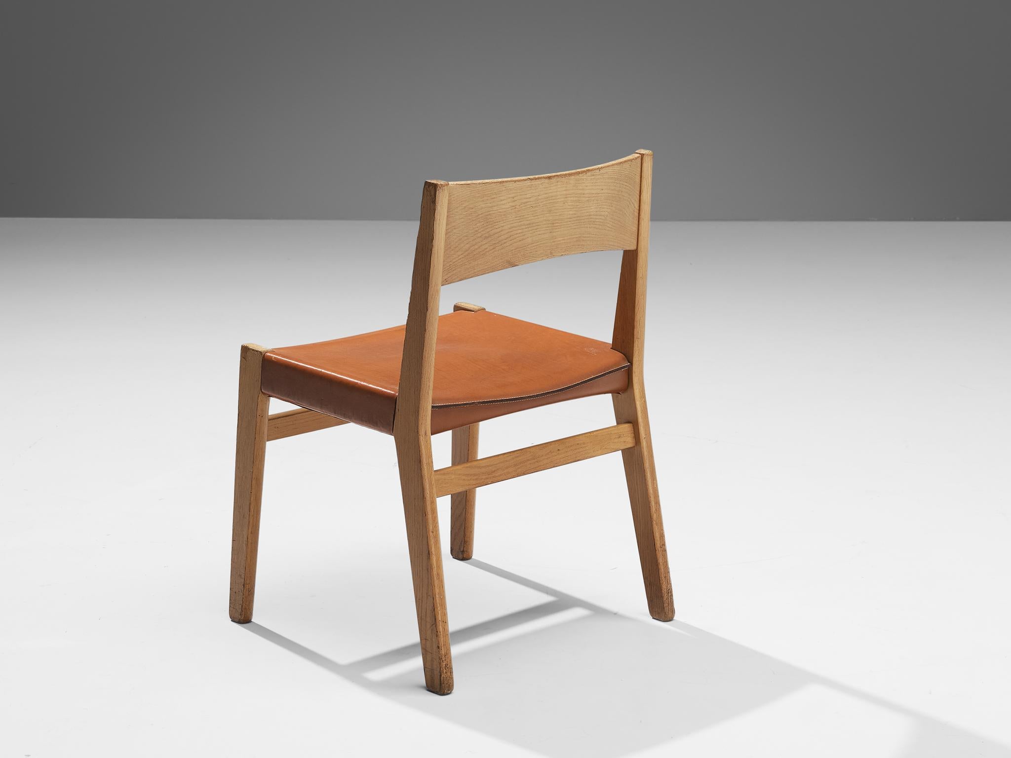 John Vedel Rieper for Källemo Set of Twelve Dining Chairs in Oak For Sale 1