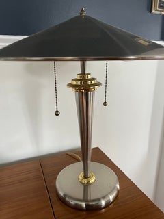 John Vesey Classic Design Table Lamp With Metal Shade
