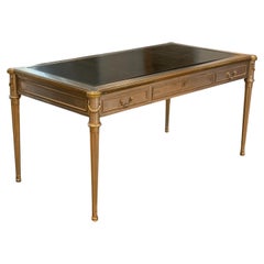 John Vesey, Louis XVI Style, Steel, Bronze, Rare Writing Desk, USA, 1960s
