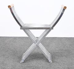 Banco de aluminio John Vesey, años 50