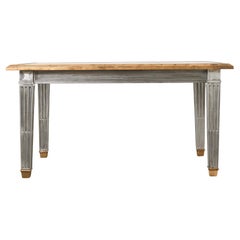 John Vesey Style Bronze Mounted Steel Library Table