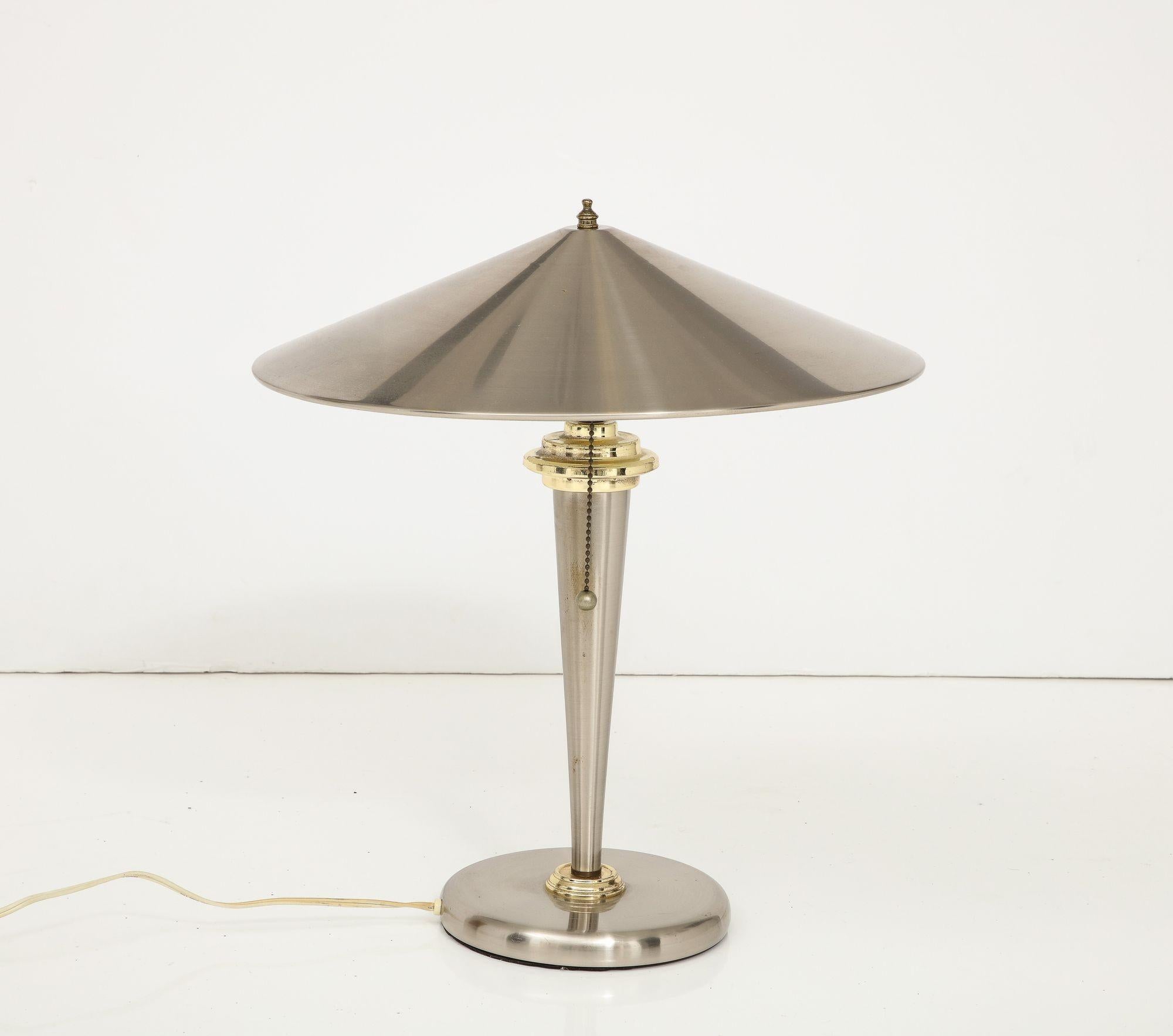 John Vesey Classic Design Table Lamp With Metal Shade  For Sale 1
