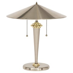 John Vesey Classic Design Table Lamp With Metal Shade 