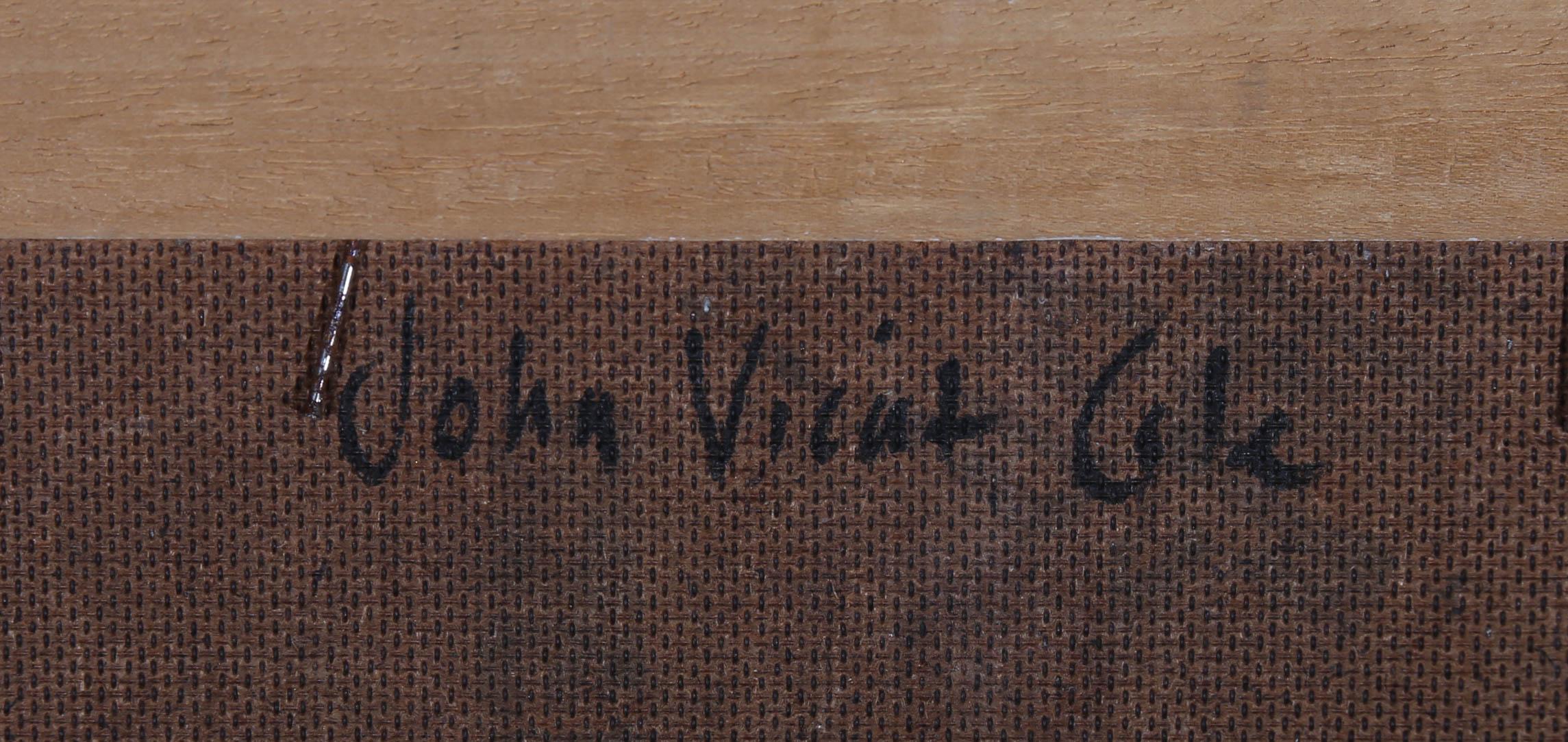John Vicat Cole (1903-1975) - Óleo de mediados del siglo XX, Puente sobre el canal 4