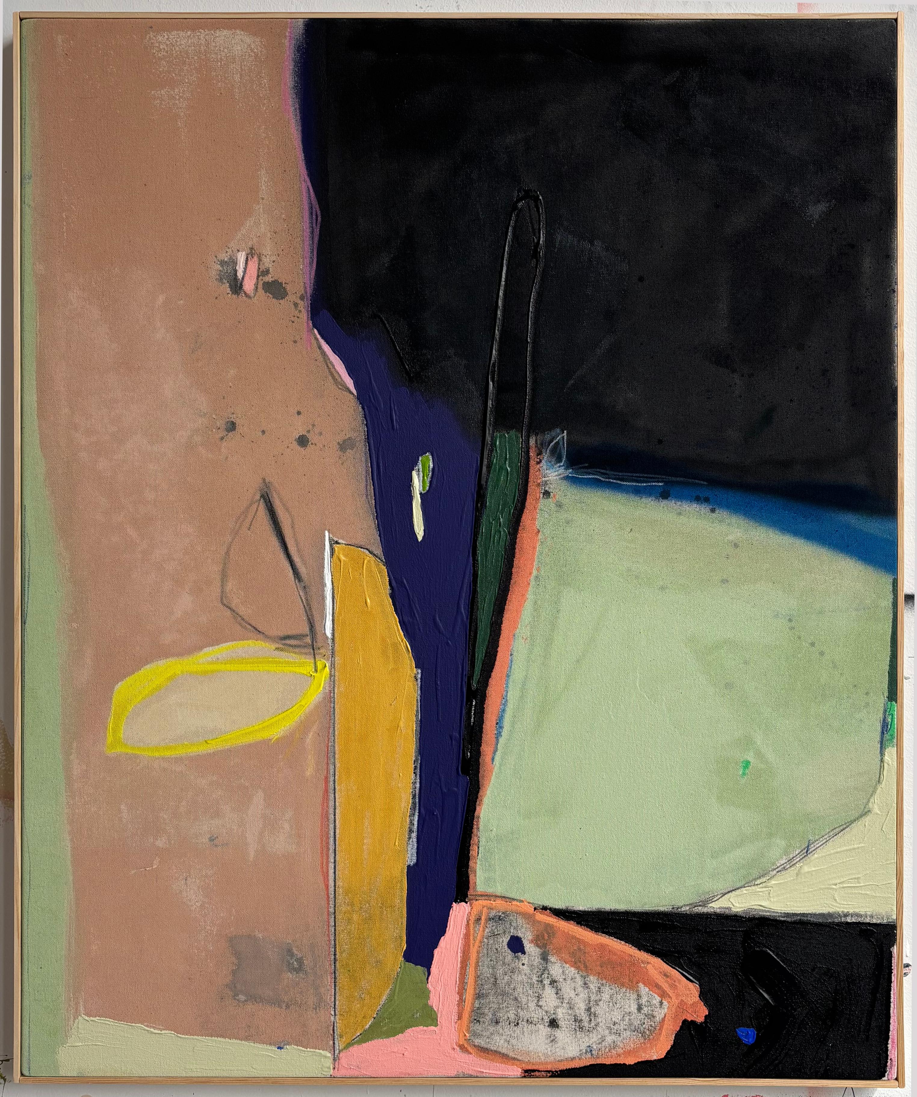John Vitale Abstract Painting – Panhandler