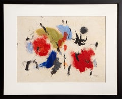Composizione astratta, guazzo moderno di John von Wichts