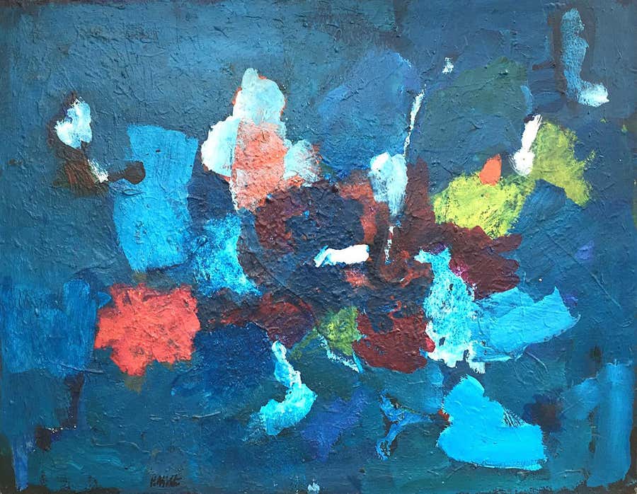Deep as the Night, an oil painting by John Von Wicht