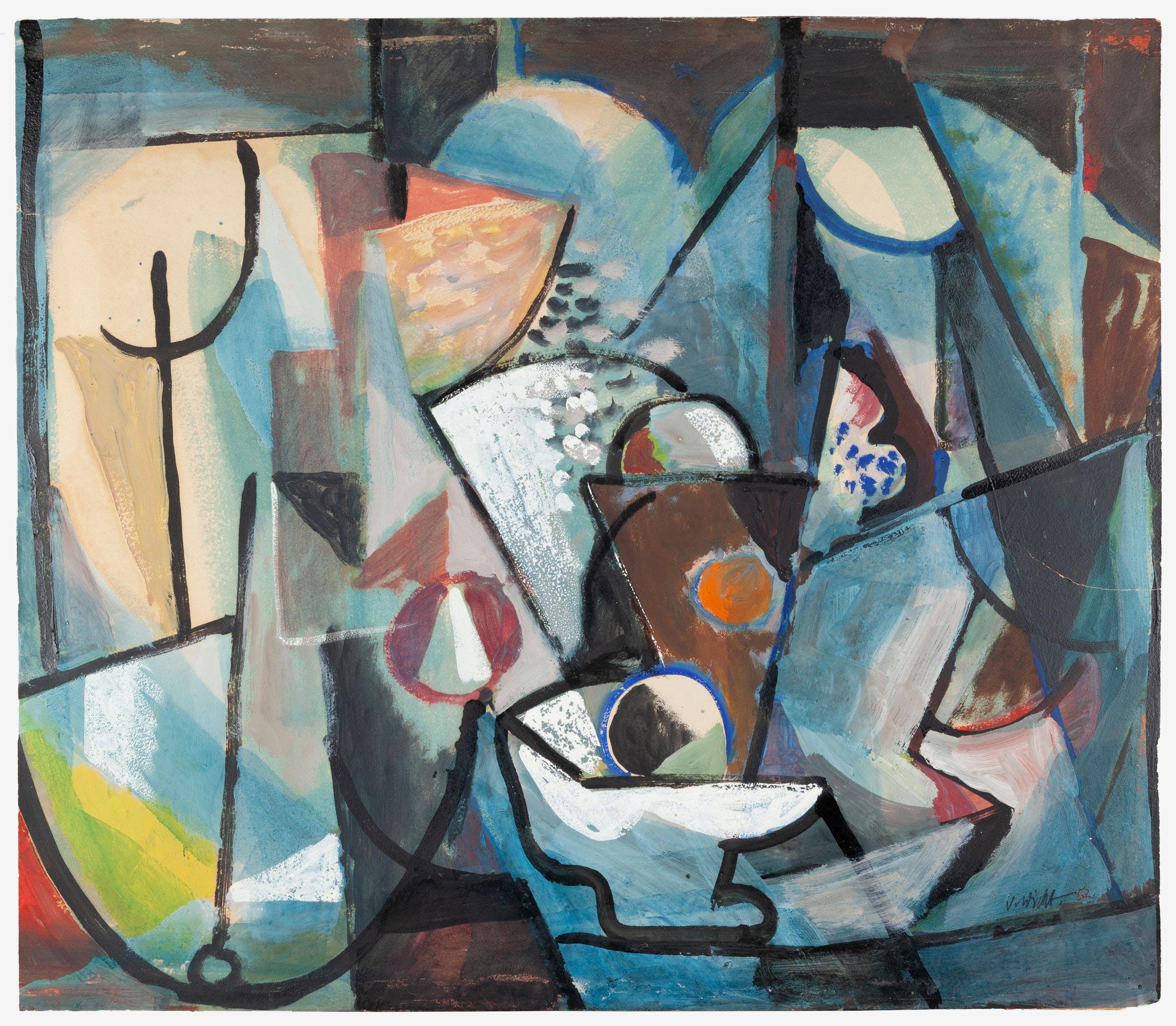 Untitled (2) - Painting by John von Wicht