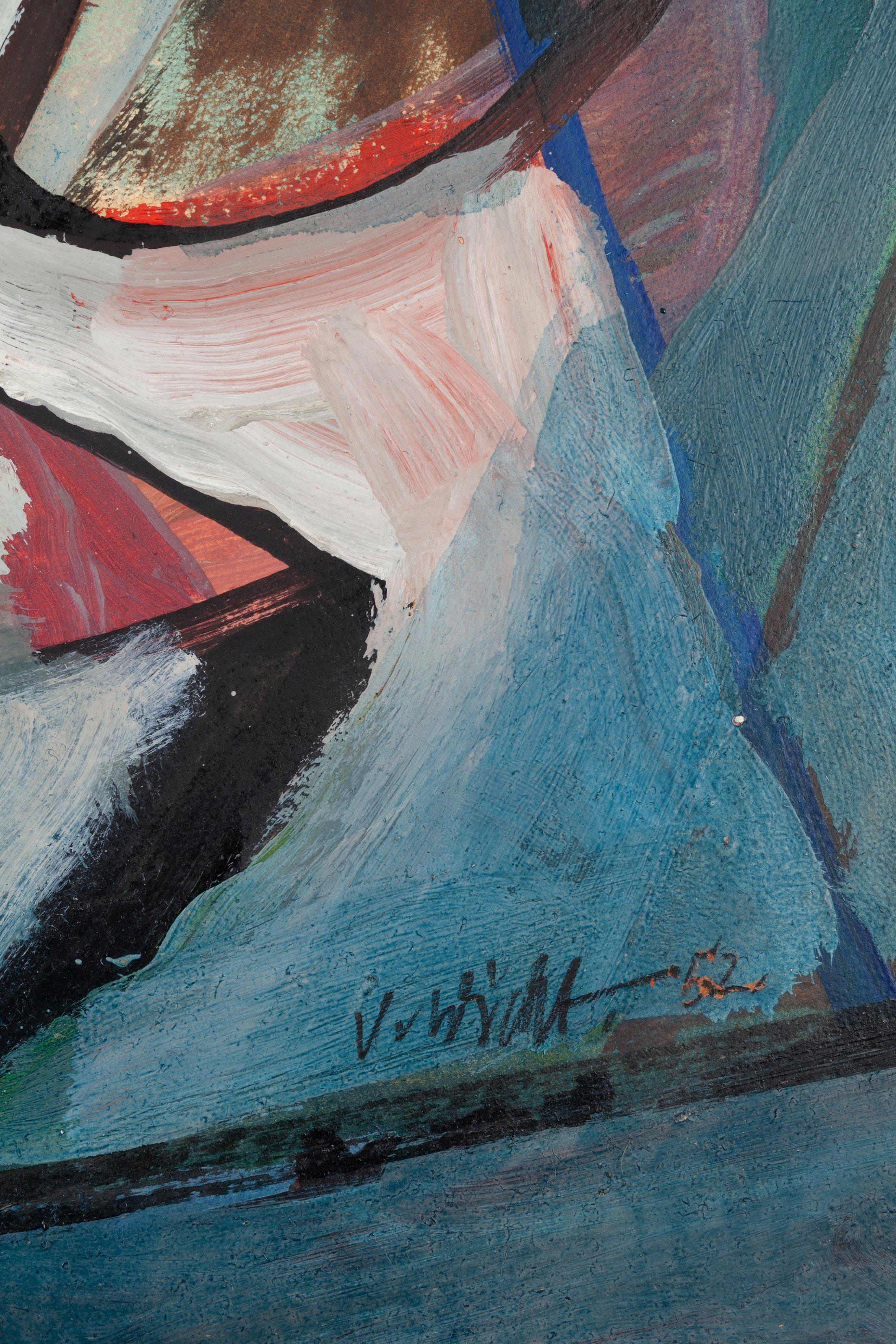 Untitled (2) - Abstract Painting by John von Wicht