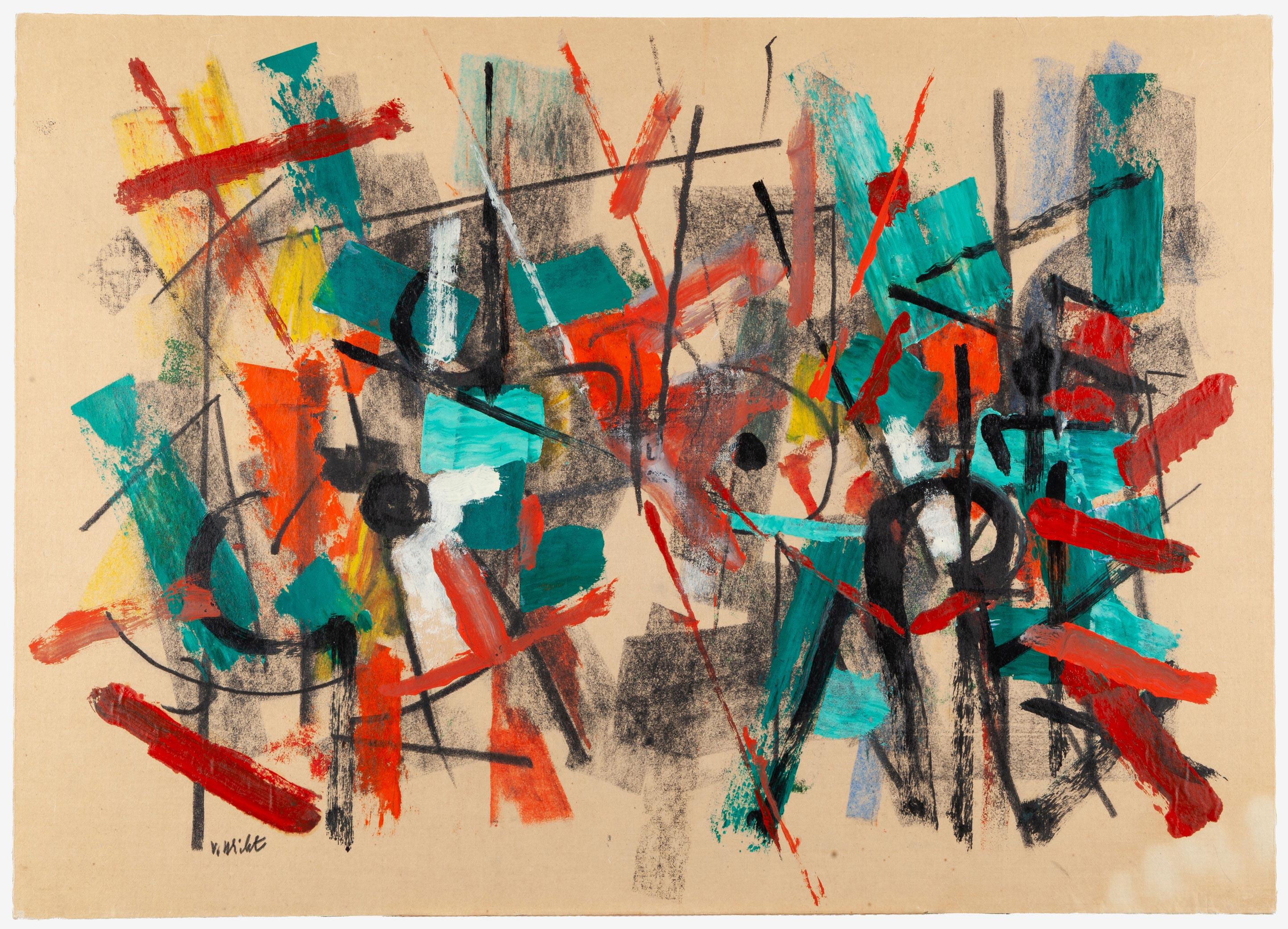 Untitled (3) - Painting by John von Wicht