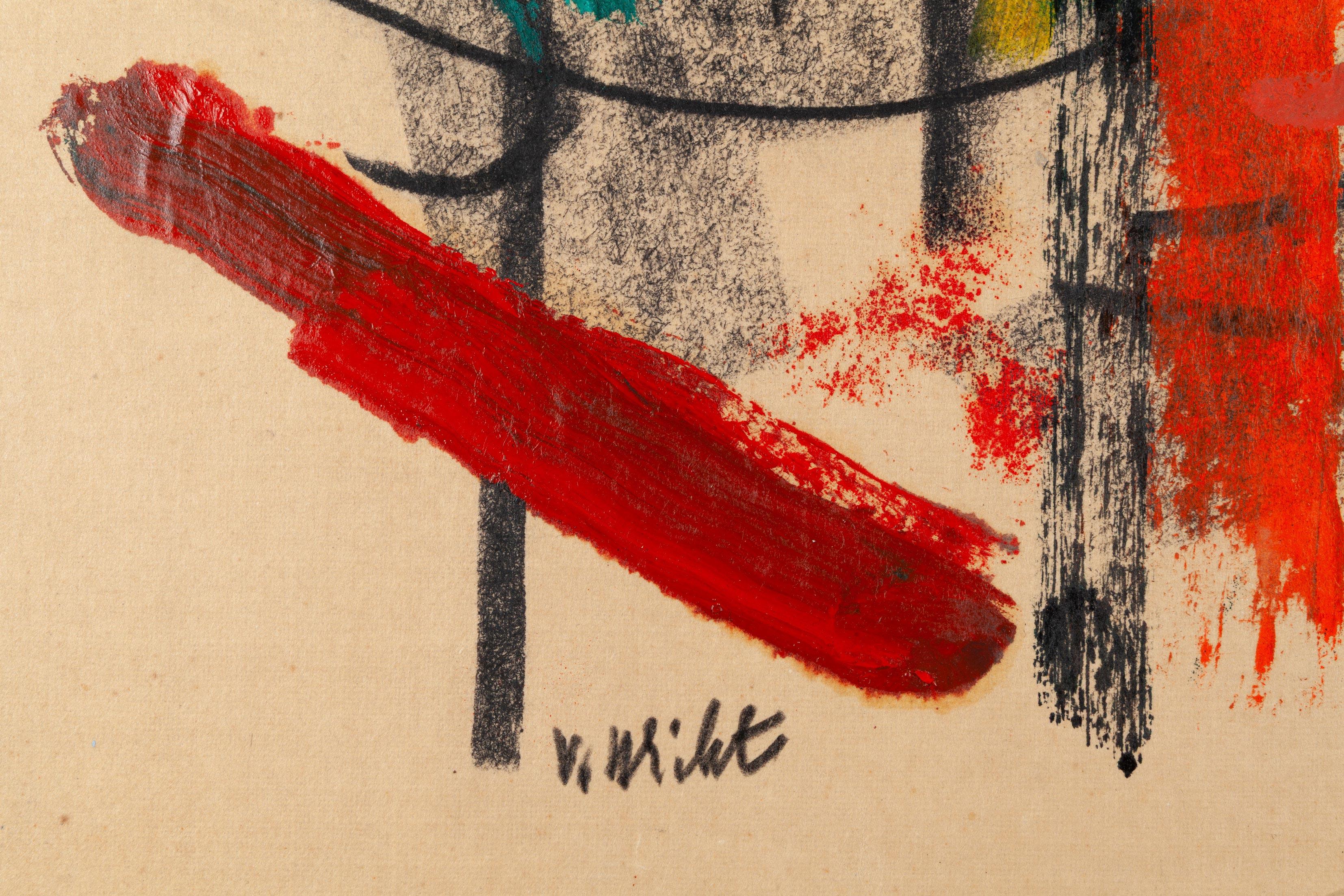 Untitled (3) - Abstract Painting by John von Wicht