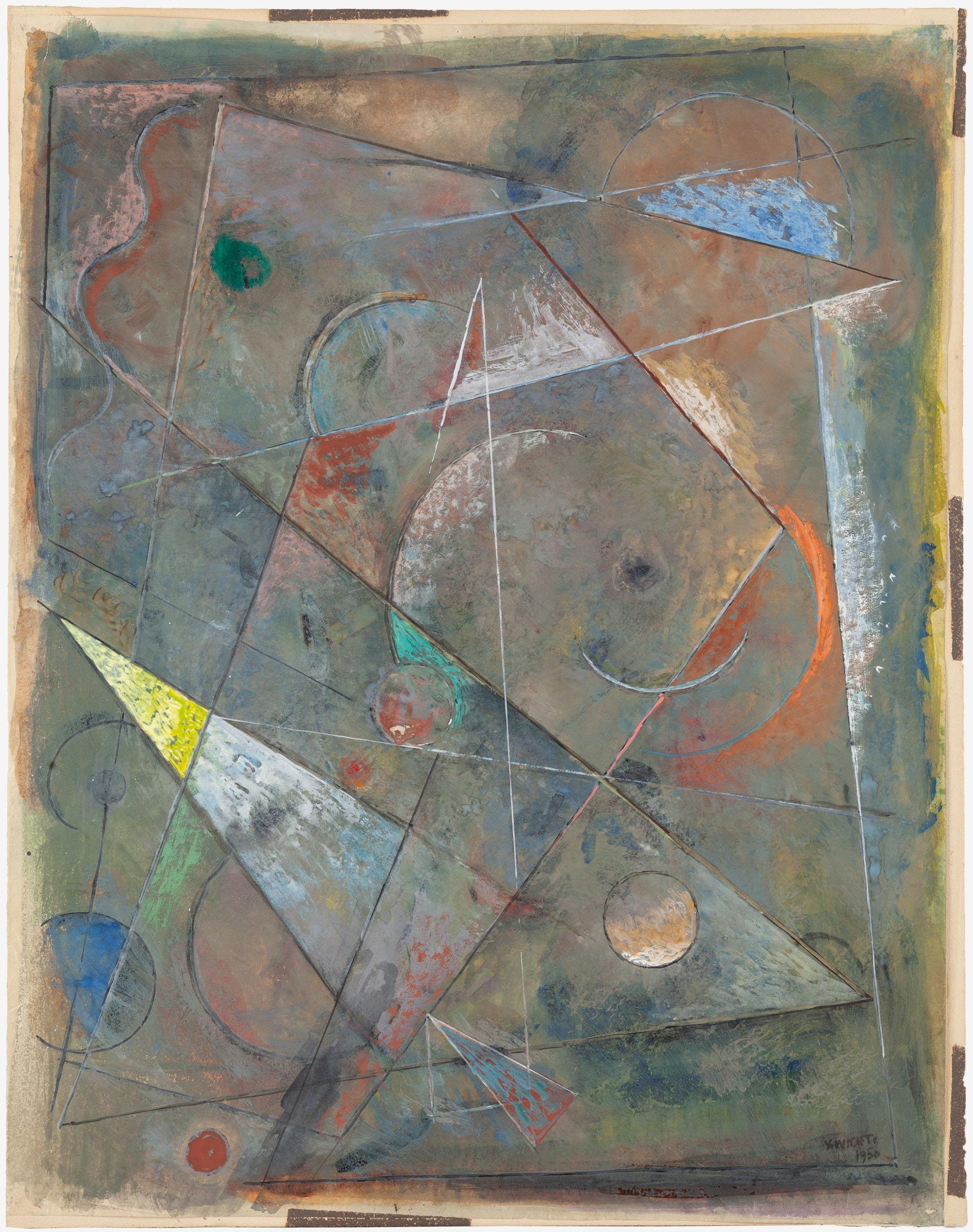 Untitled (5) - Painting by John von Wicht