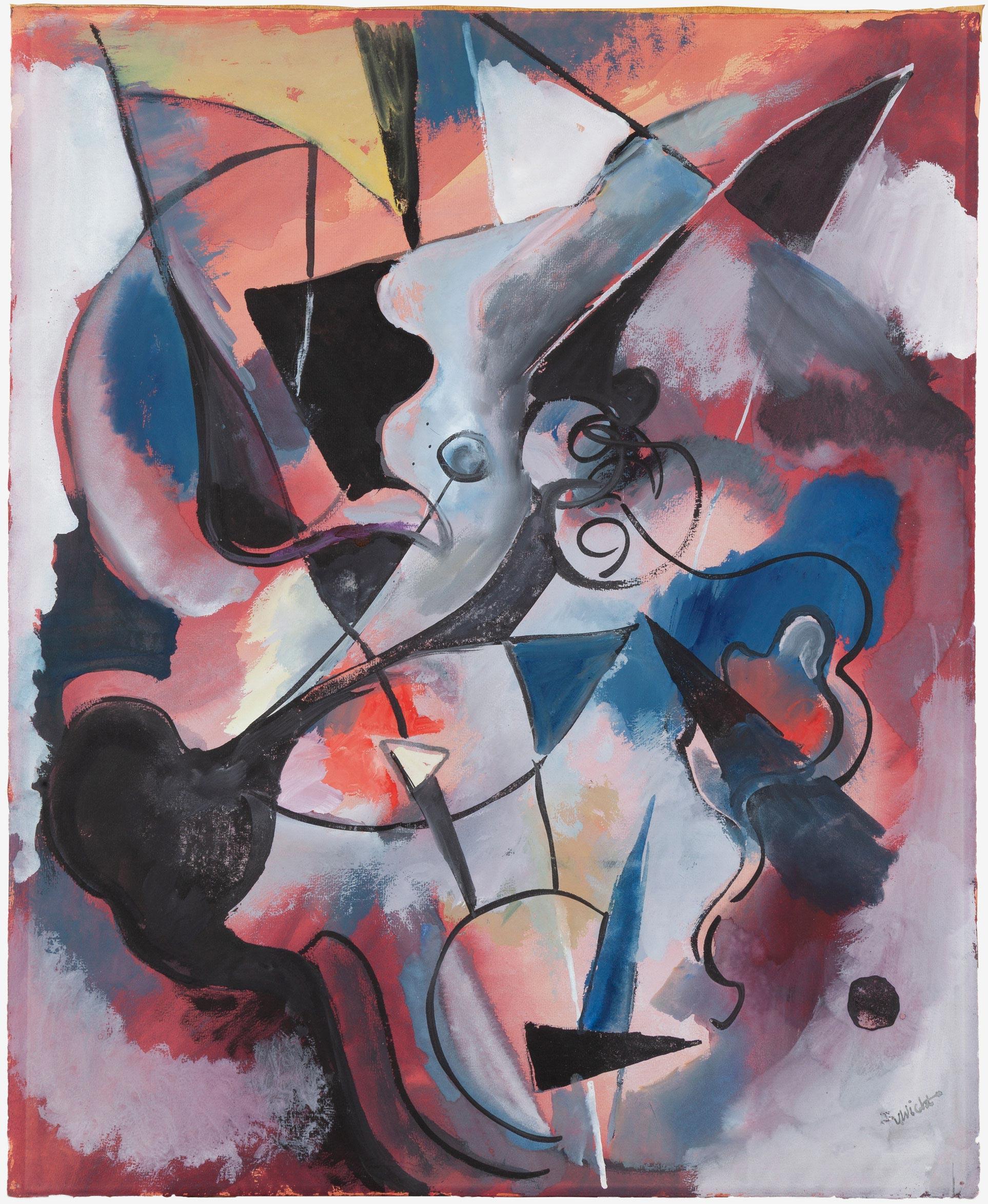 Untitled (6) - Painting by John von Wicht