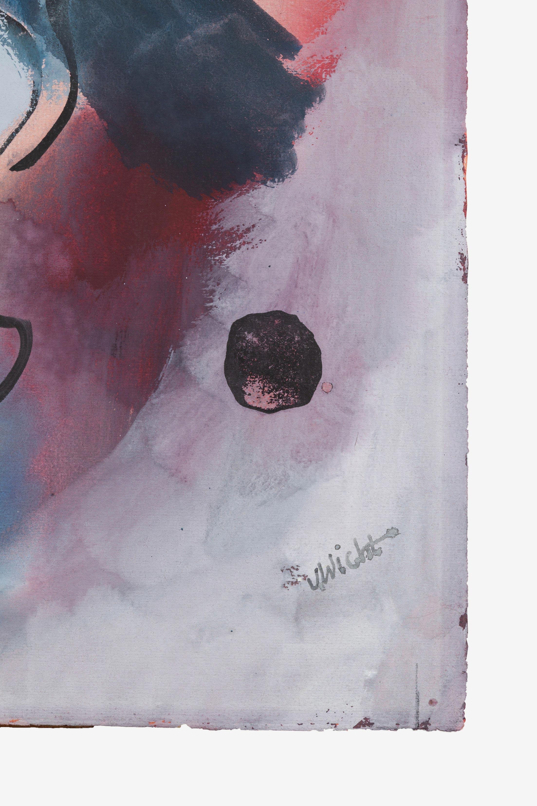 Untitled (6) - Abstract Painting by John von Wicht