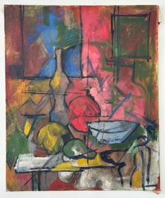 Untitled (cubist still life painting)