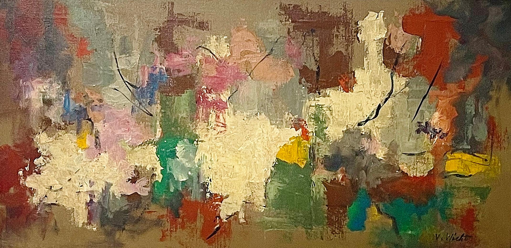 John von Wicht Abstract Painting - Untitled