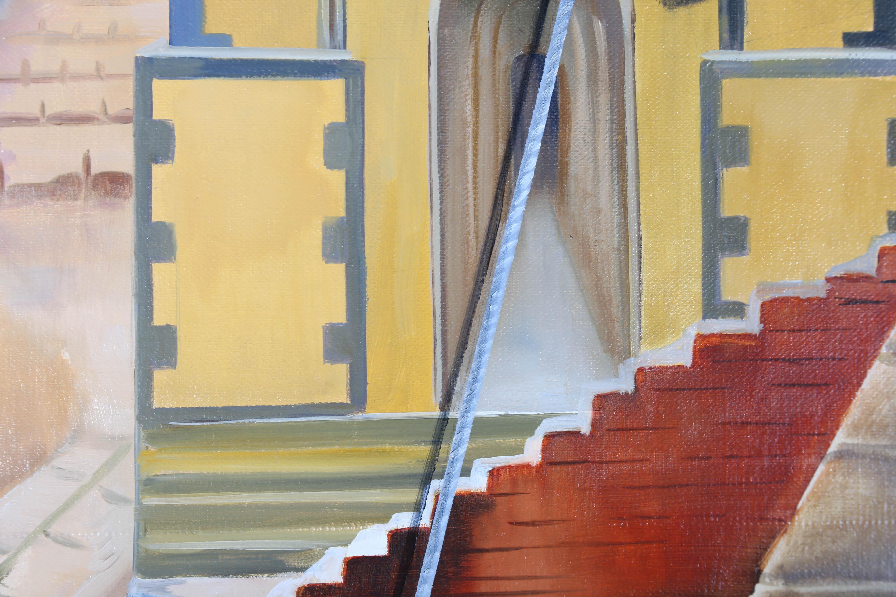 John Voss - 2003 Surrealist Oil, Return To Sender 2