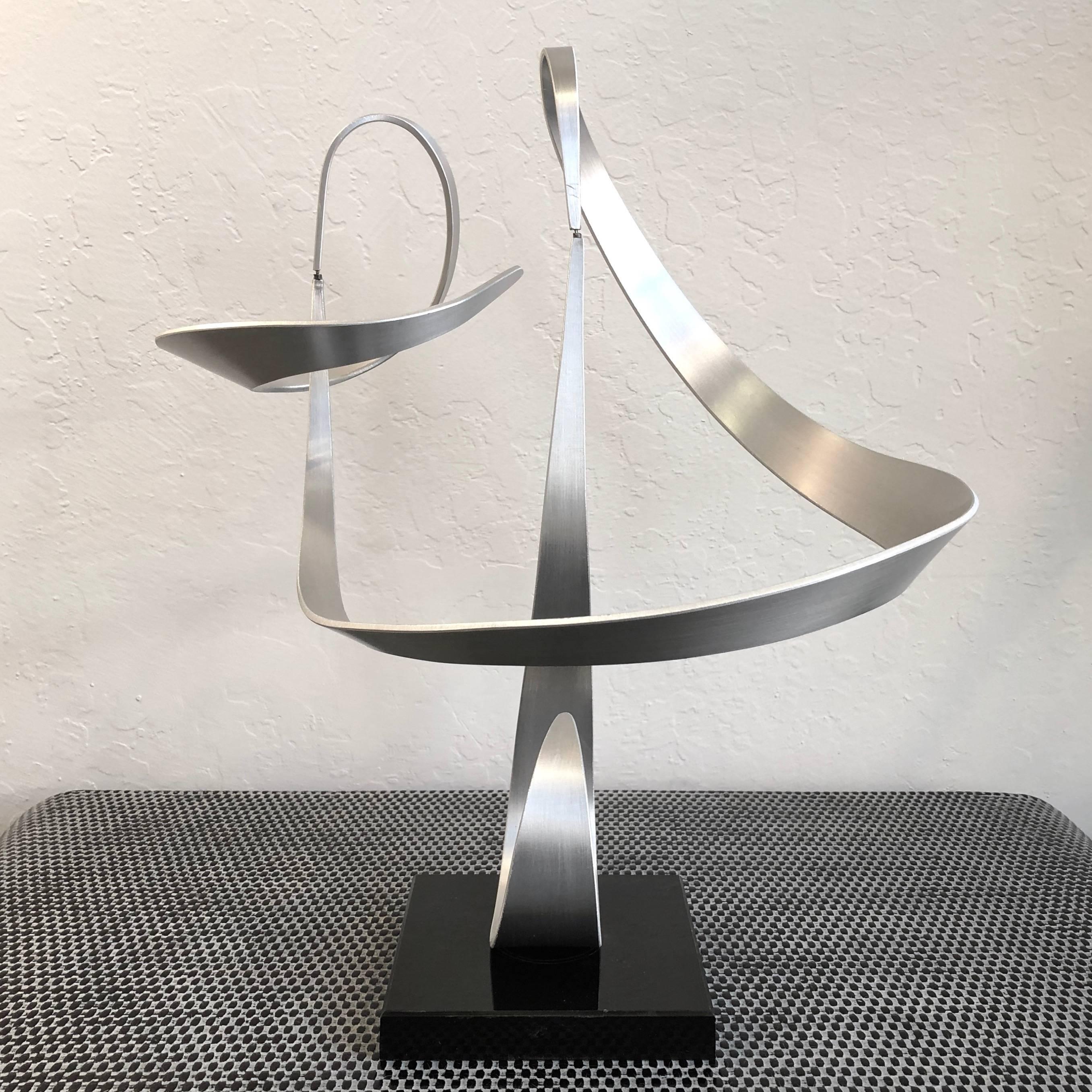Modern John W. Anderson Abstract Kinetic Sculpture