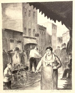 John W. Gregory, North End Street Scene (Boston)